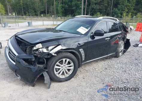 2013 Infiniti Fx37 из США, поврежденный, VIN JN8CS1MU4DM141702